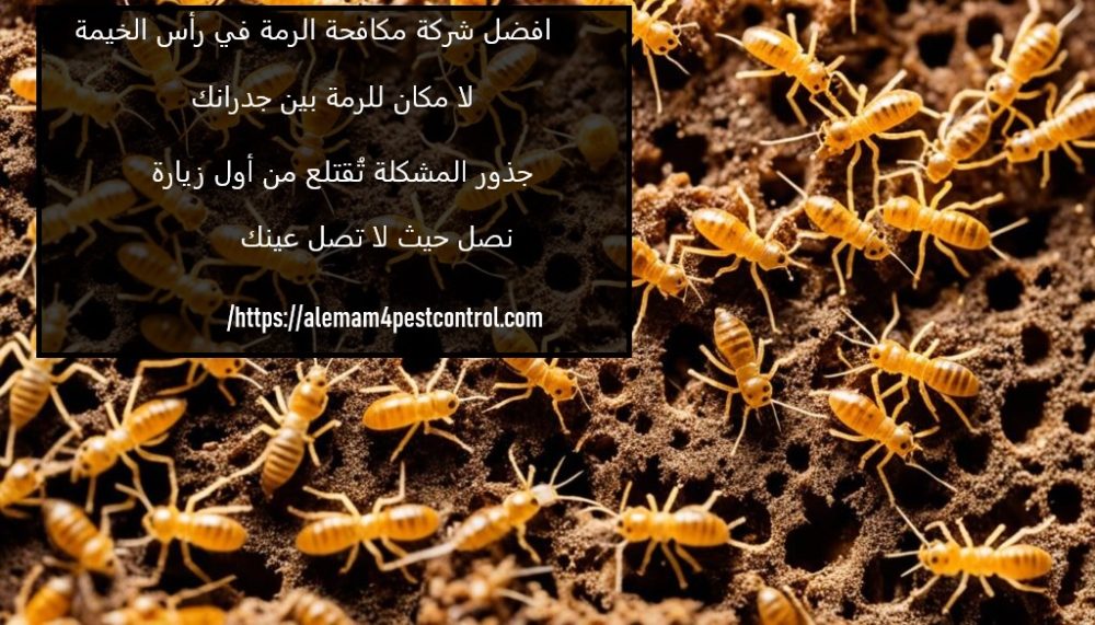 افضل شركة مكافحة الرمة في رأس الخيمة