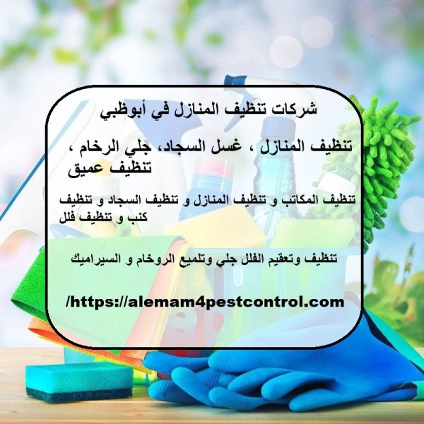 شركات تنظيف المنازل في أبوظبي