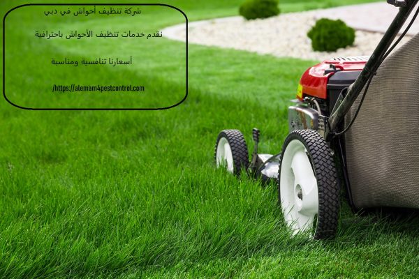 شركة تنظيف أحواش في دبي