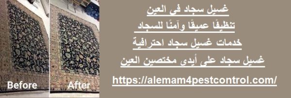 غسيل سجاد في العين