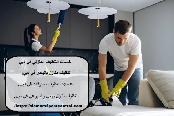 خدمات التنظيف المنزلي في دبي