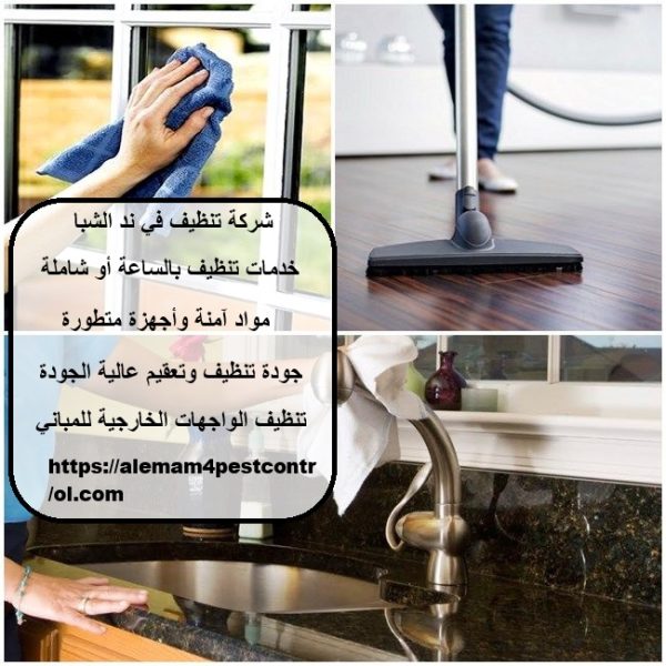 شركة تنظيف في ند الشبا